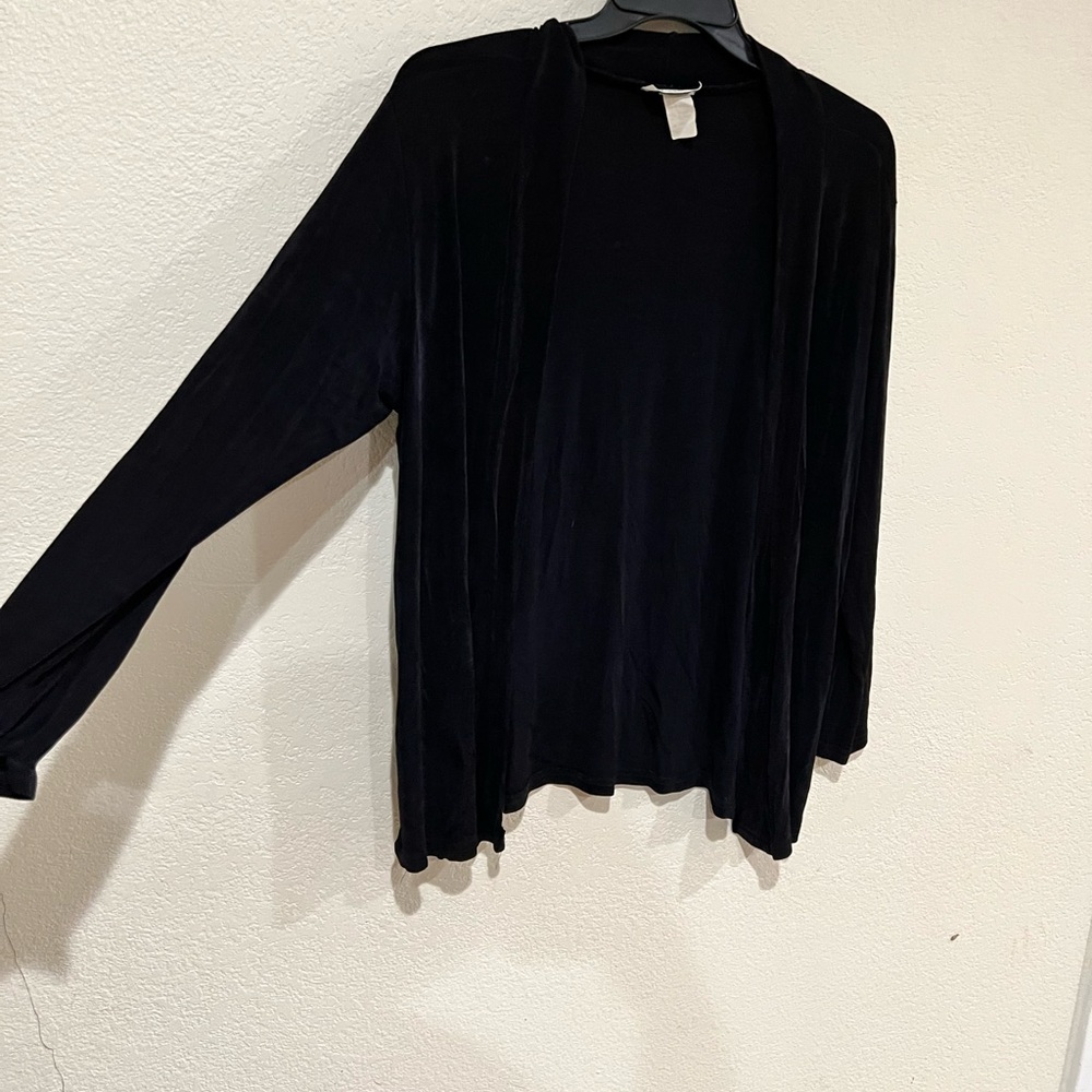 Maxima Black Knitwear Longsleeve Y2k cardigan